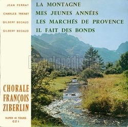 [Pochette de La montagne (Chorale Franois ZIBERLIN)]